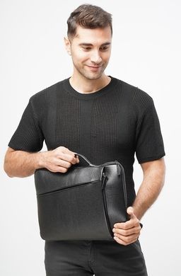 Bond NON grain leather zip folder BN1419-281 black