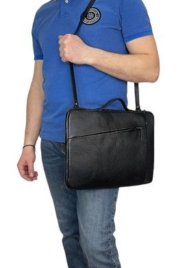 Bond NON grain leather zip folder BN1419-281 black