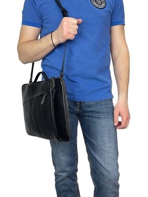 Bond NON grain leather zip folder BN1419-281 black