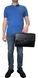 Leather folder under the flap Bond NON grain leather BN1098-281 black