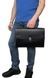 Leather folder under the flap Bond NON grain leather BN1098-281 black