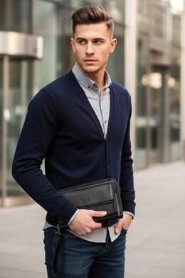 Men's purse by Bond NON (Turkey) made of genuine leather | Tonybellucci.com.ua