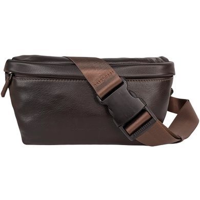 The Bond Smooth Calfskin Fanny Pack TBN1457-4 Dark Brown