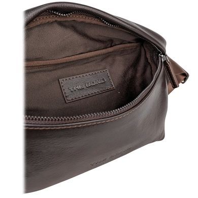 The Bond Smooth Calfskin Fanny Pack TBN1457-4 Dark Brown