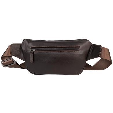 The Bond Smooth Calfskin Fanny Pack TBN1457-4 Dark Brown
