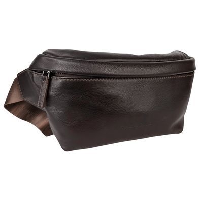 The Bond Smooth Calfskin Fanny Pack TBN1457-4 Dark Brown